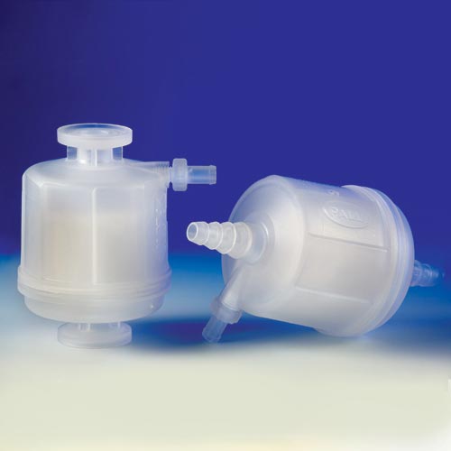 Supor® EKV membrane in Mini Kleenpak™ capsules with ¼ to ½ inch hosebarb connections, pre-sterilized by gamma irradiation (box of 3) product photo