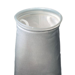 Filter Bag, Felt Polypropylene, 50 micron, Size 1, Welded Seam, Plain (No Cover), Polyloc (Polypropylene), Polyloc Handle product photo
